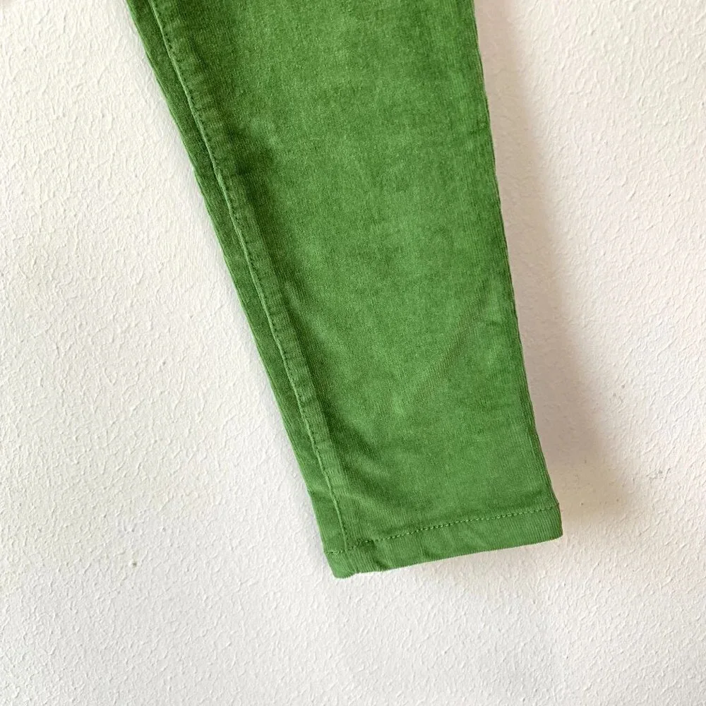 Mini Boden Corduroy Pants Green NWT 11
